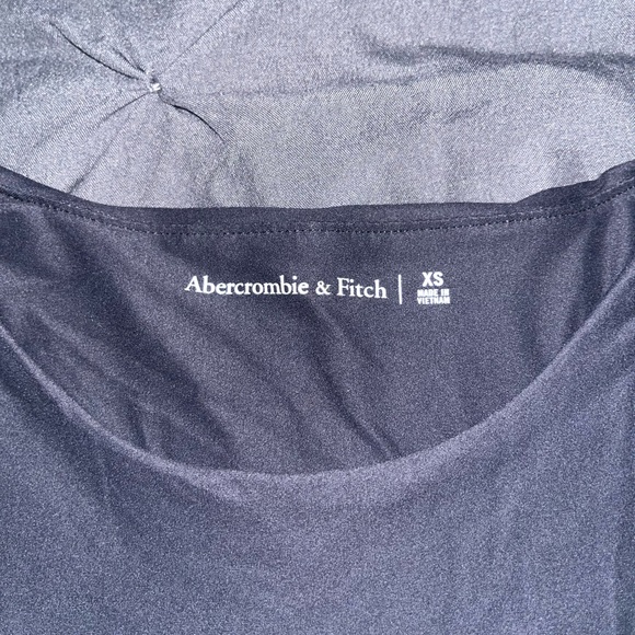 A&f Soft Matte Seamless Tee Bodysuit Black XS - Picture 5 of 6